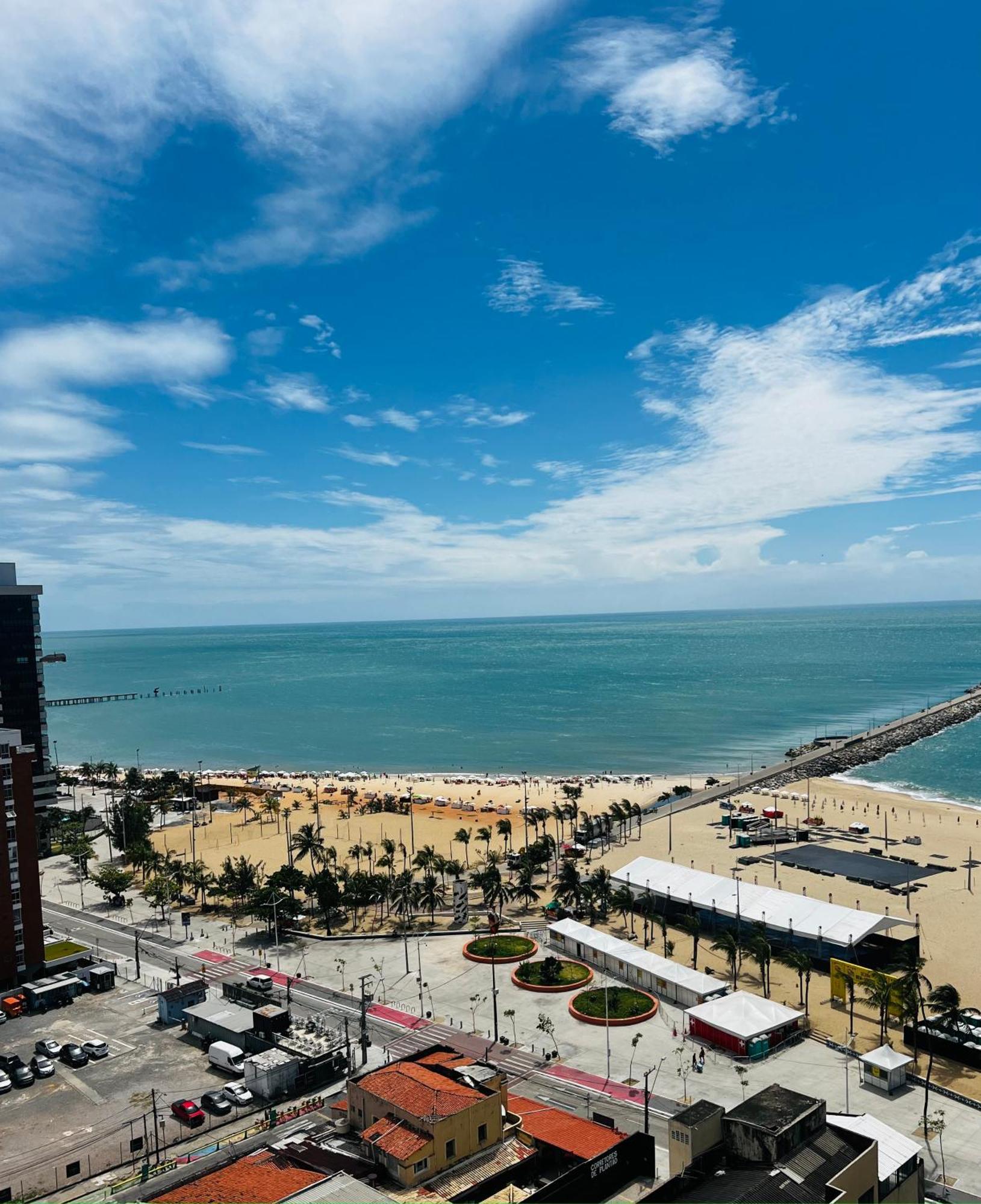 Flat Praia De Iracema Vista Mar Fortaleza  Buitenkant foto