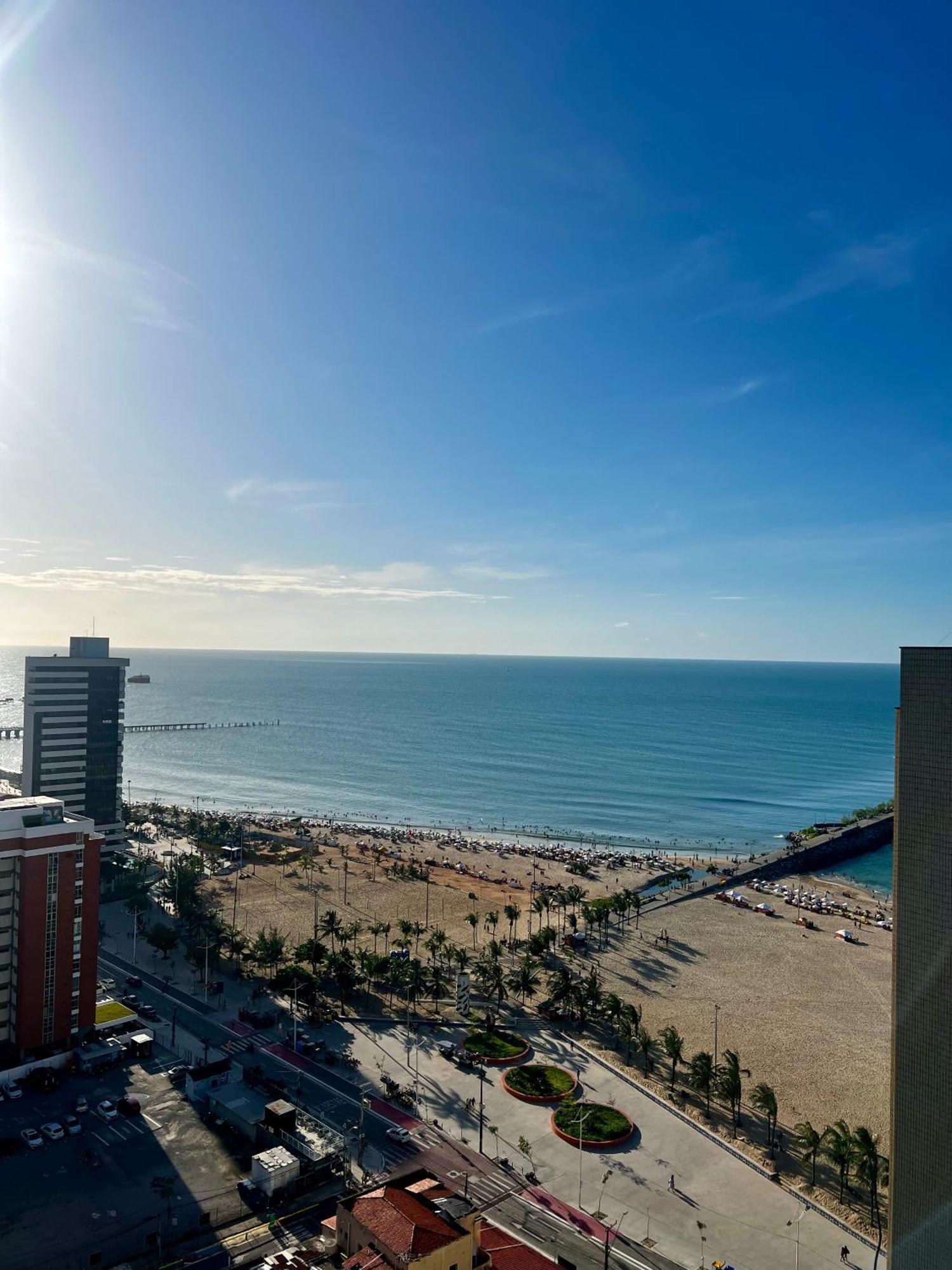 Flat Praia De Iracema Vista Mar Fortaleza  Buitenkant foto