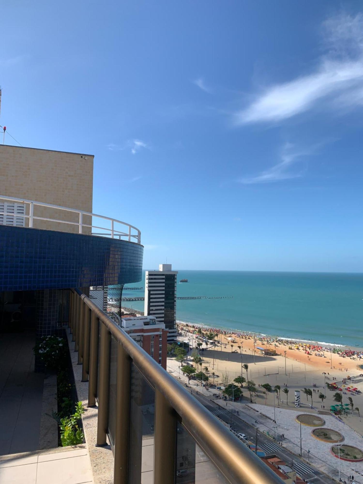Flat Praia De Iracema Vista Mar Fortaleza  Buitenkant foto