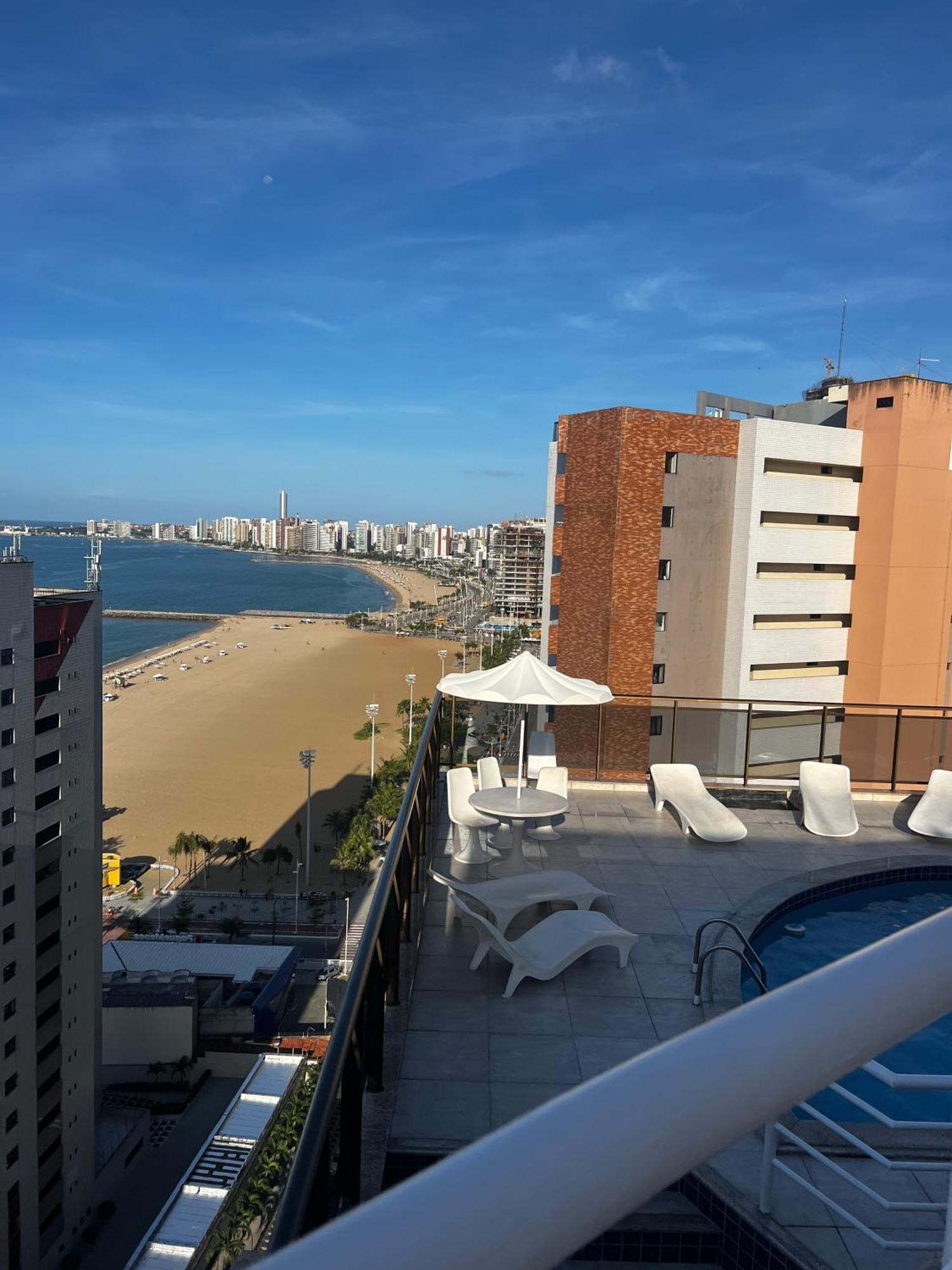 Flat Praia De Iracema Vista Mar Fortaleza  Buitenkant foto